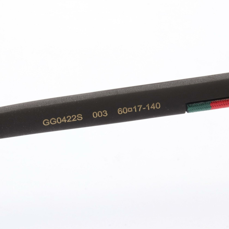 GUCCI 太陽眼鏡 GG0422S003 橡膠鍍金棕色全新男式-4