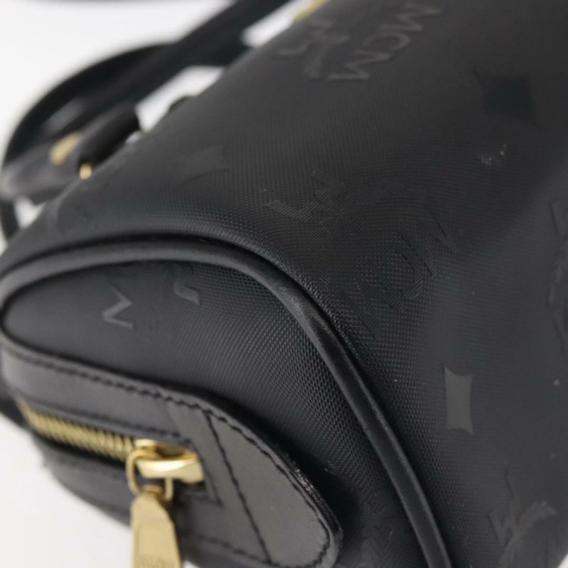 【日本直送】MCM Vicetos 標誌手提包 PVC 兩用款 黑金色 正品 gh828-9