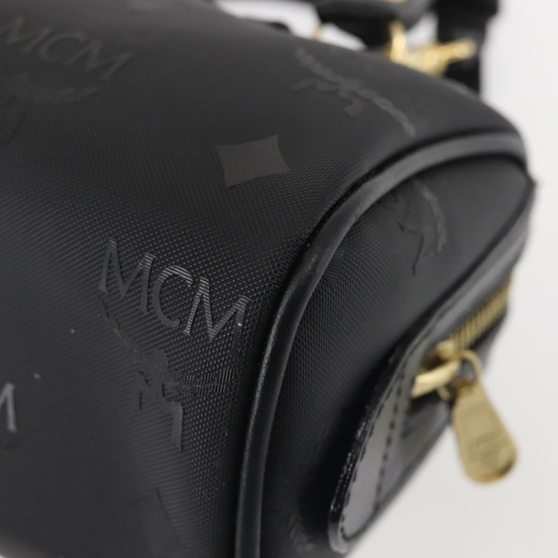 【日本直送】MCM Vicetos 標誌手提包 PVC 兩用款 黑金色 正品 gh828-16