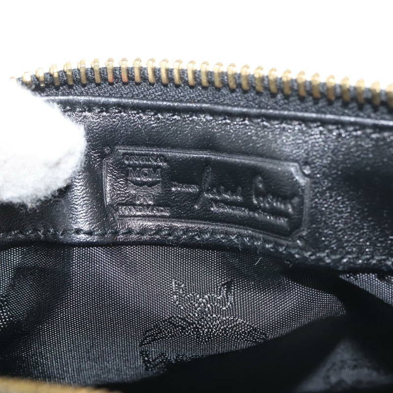 【日本直送】MCM Vicetos 標誌手提包 PVC 兩用款 黑金色 正品 gh828-18