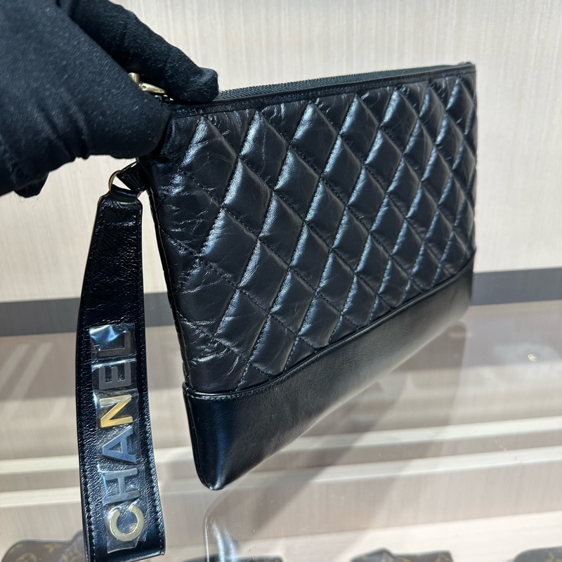 CHANEL/香奈儿菱格流浪手拿包-1