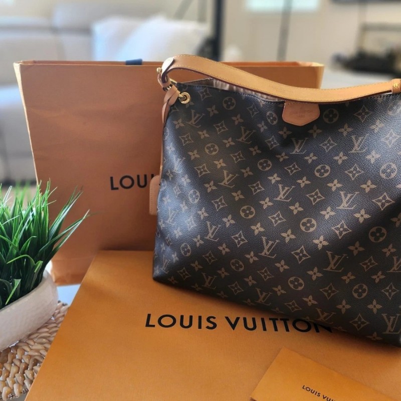 全新 LV Graceful PM 肩背包/手提包 Monogram Canvas M43701-0