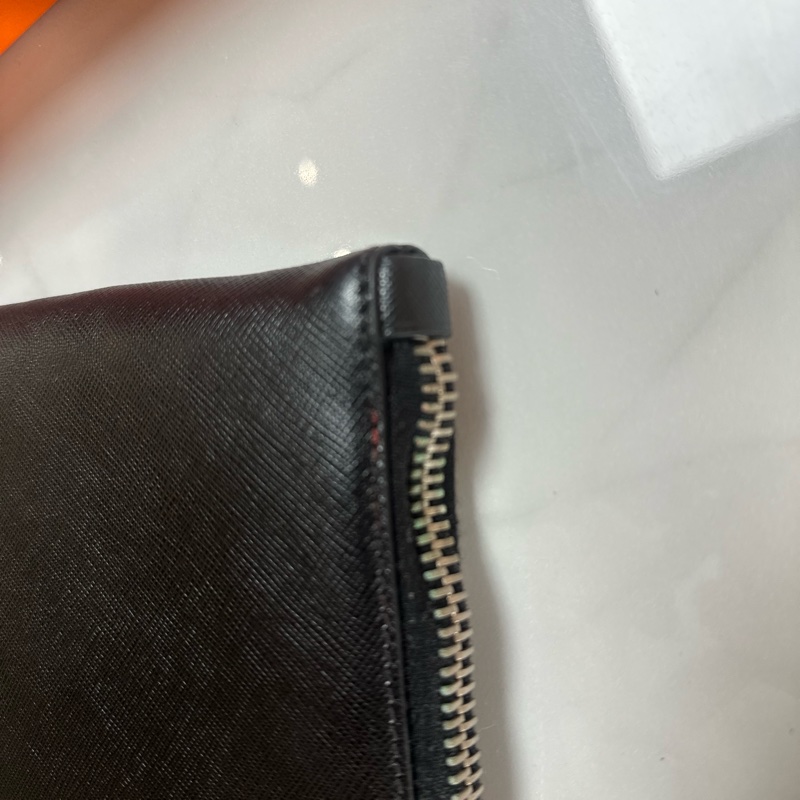 PRADA普拉达 三角形徽标 手拿包-17