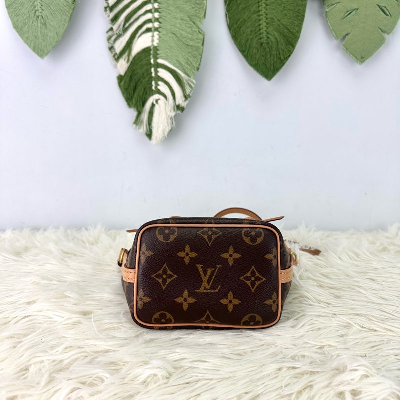 LV Nano Noe經典老花小水桶包-5