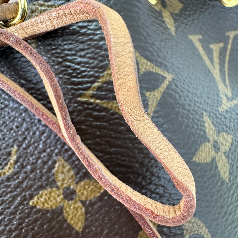 LV Nano Noe經典老花小水桶包-9
