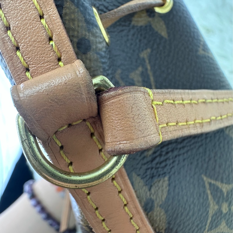 LV Nano Noe經典老花小水桶包-17