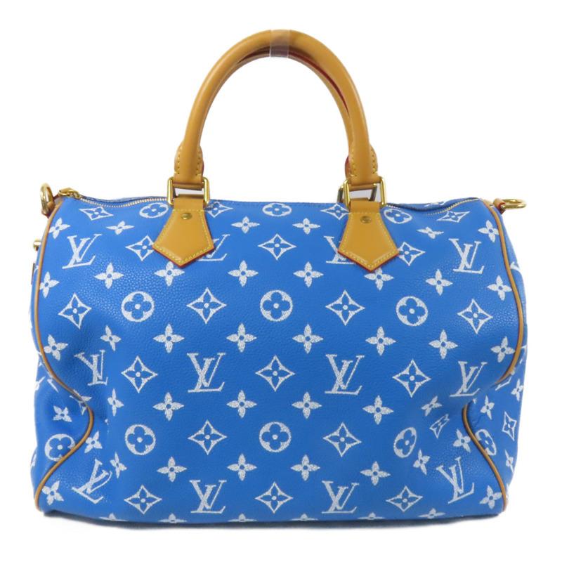 LOUIS VUITTON Monogram Calf Speedy P9 Bandouliere 40金扣手挽肩背兩用袋-1