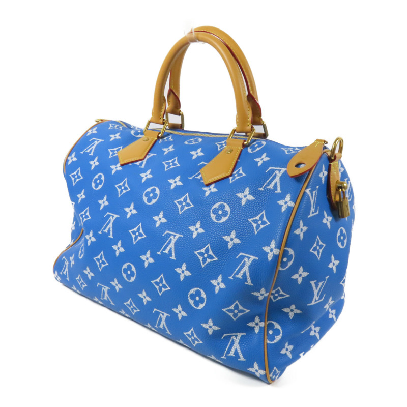 LOUIS VUITTON Monogram Calf Speedy P9 Bandouliere 40金扣手挽肩背兩用袋-2