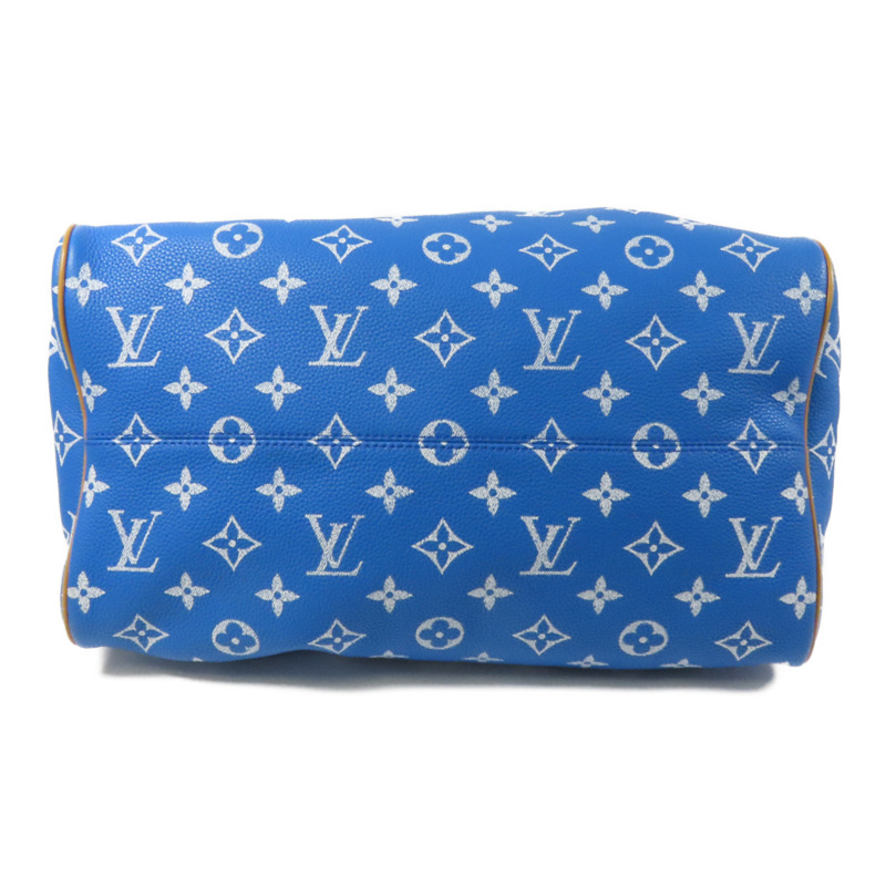 LOUIS VUITTON Monogram Calf Speedy P9 Bandouliere 40金扣手挽肩背兩用袋-3