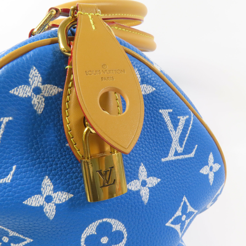 LOUIS VUITTON Monogram Calf Speedy P9 Bandouliere 40金扣手挽肩背兩用袋-12