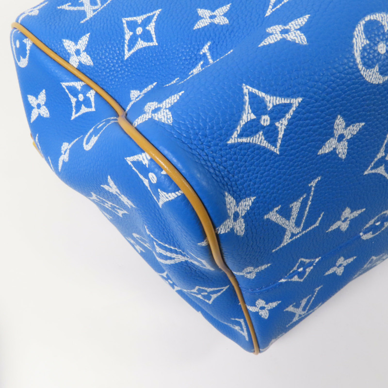LOUIS VUITTON Monogram Calf Speedy P9 Bandouliere 40金扣手挽肩背兩用袋-16