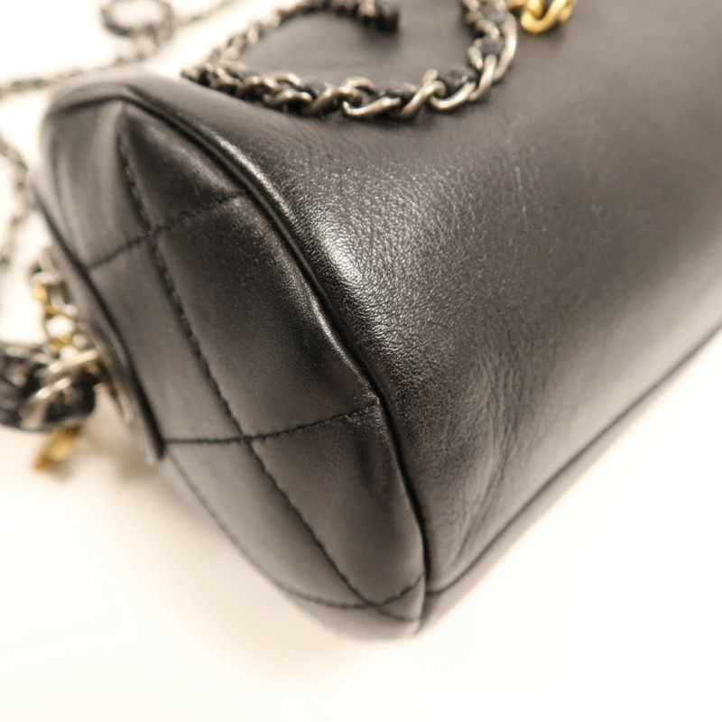 CHANEL 牛皮皮革Chain Shoulder Bag鏈帶肩背袋-11