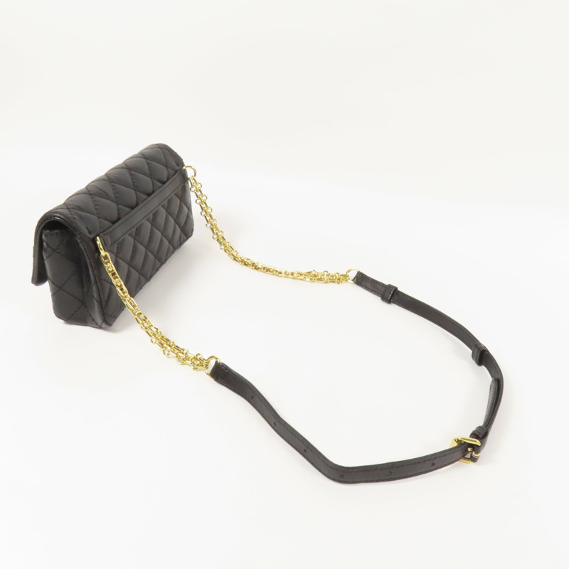 CHANEL 牛皮皮革2.55 Waist Bag金扣腰包-5