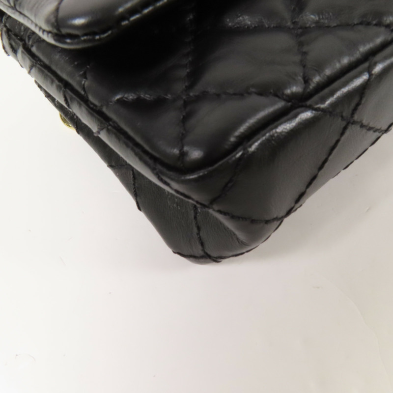 CHANEL 牛皮皮革2.55 Waist Bag金扣腰包-11