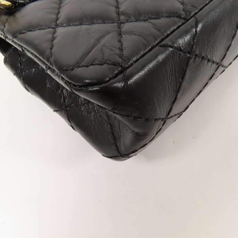 CHANEL 牛皮皮革2.55 Waist Bag金扣腰包-14