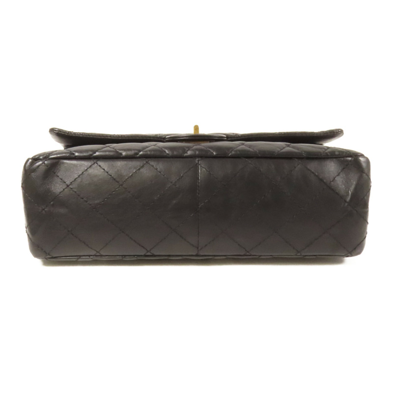 CHANEL 牛皮皮革2.55金扣鏈帶肩背袋-3