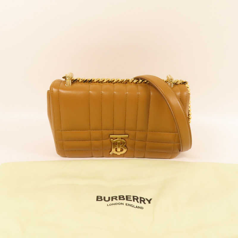 BURBERRY 羊皮皮革Small Lola Bag金扣肩背袋-9