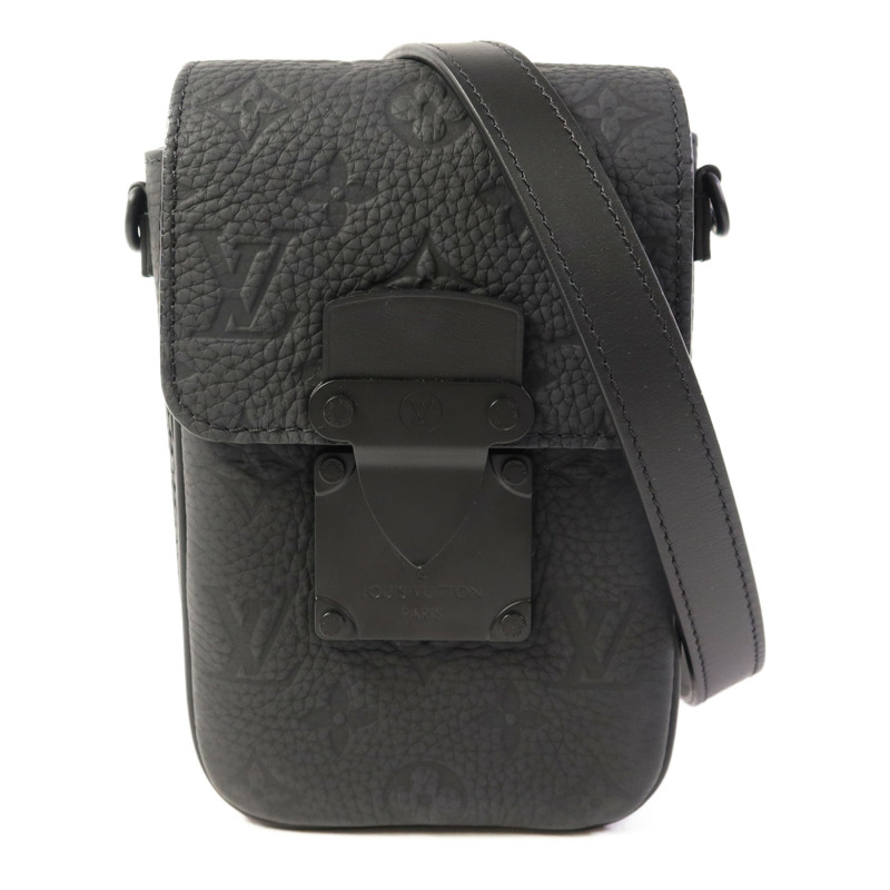 LOUIS VUITTON Monogram Taurillon S-Lock Vertical Wearable肩背袋-0