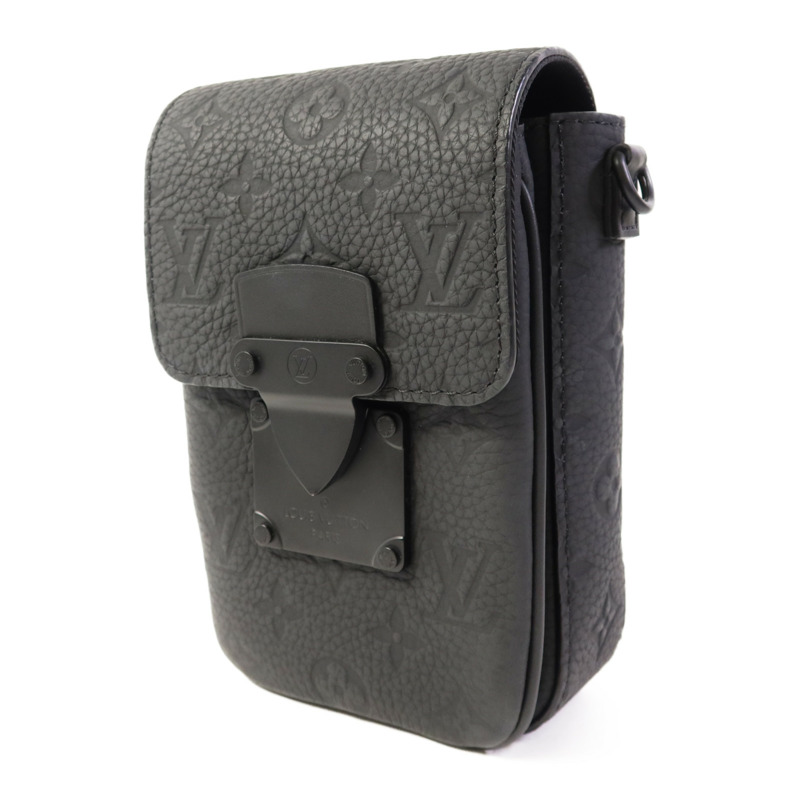 LOUIS VUITTON Monogram Taurillon S-Lock Vertical Wearable肩背袋-2