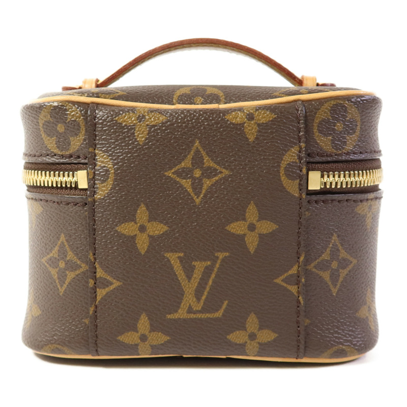 LOUIS VUITTON Monogram Nice Nano金扣化妝袋-1