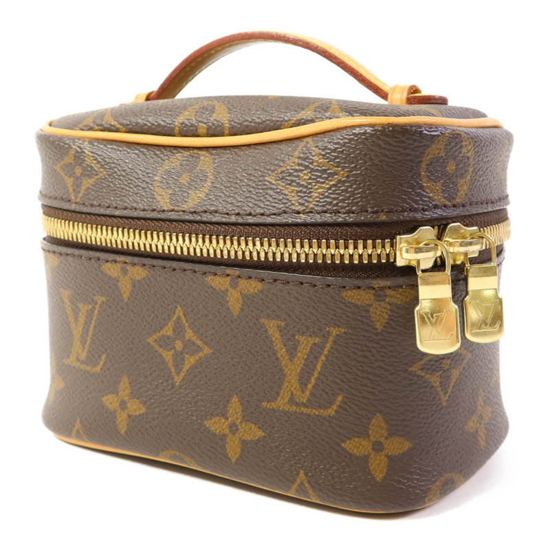 LOUIS VUITTON Monogram Nice Nano金扣化妝袋-2