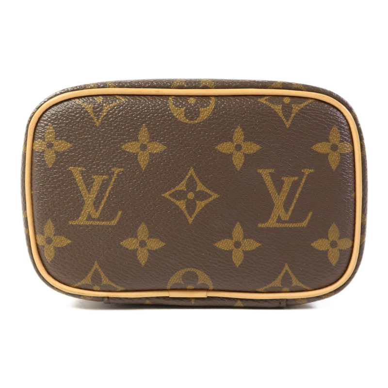 LOUIS VUITTON Monogram Nice Nano金扣化妝袋-3