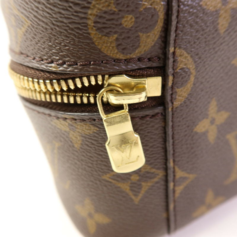LOUIS VUITTON Monogram Nice Nano金扣化妝袋-7