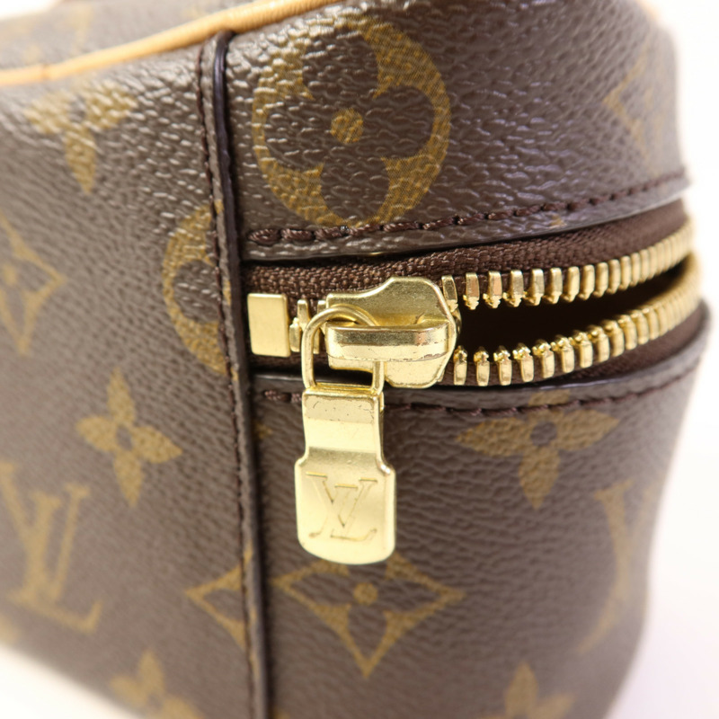 LOUIS VUITTON Monogram Nice Nano金扣化妝袋-8