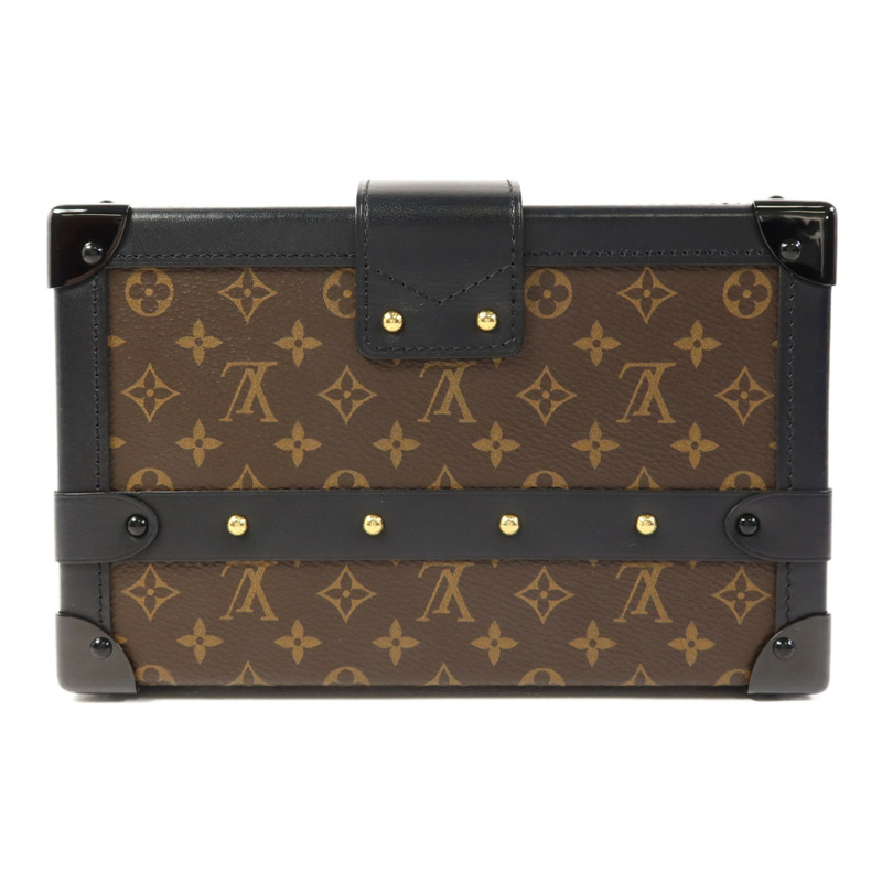 LOUIS VUITTON Monogram Petite Malle金扣肩背袋-1