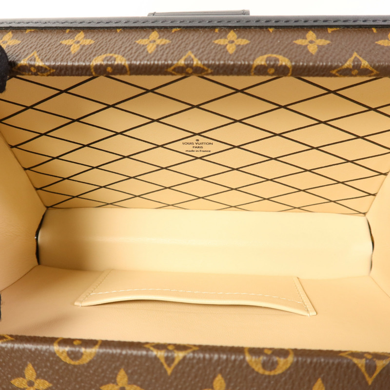 LOUIS VUITTON Monogram Petite Malle金扣肩背袋-5