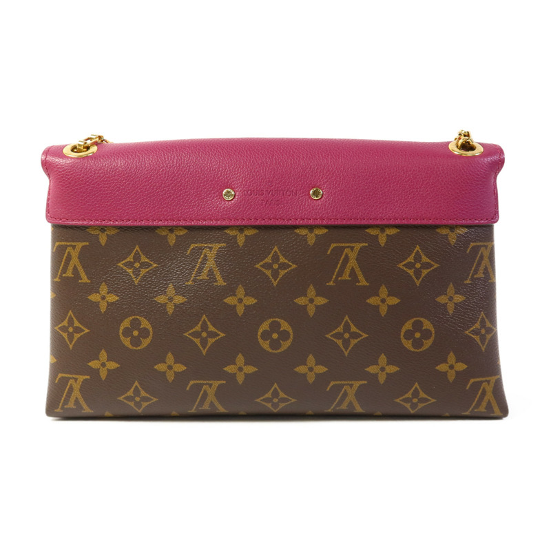 LOUIS VUITTON Monogram Pallas Chain金扣鏈帶肩背袋-1