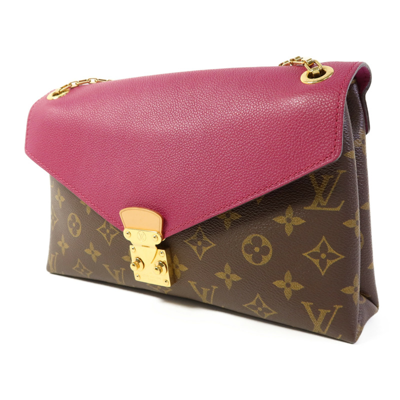 LOUIS VUITTON Monogram Pallas Chain金扣鏈帶肩背袋-2