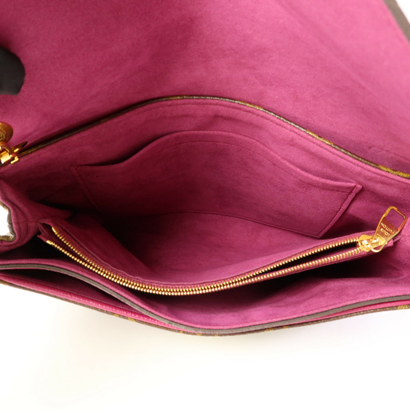 LOUIS VUITTON Monogram Pallas Chain金扣鏈帶肩背袋-6