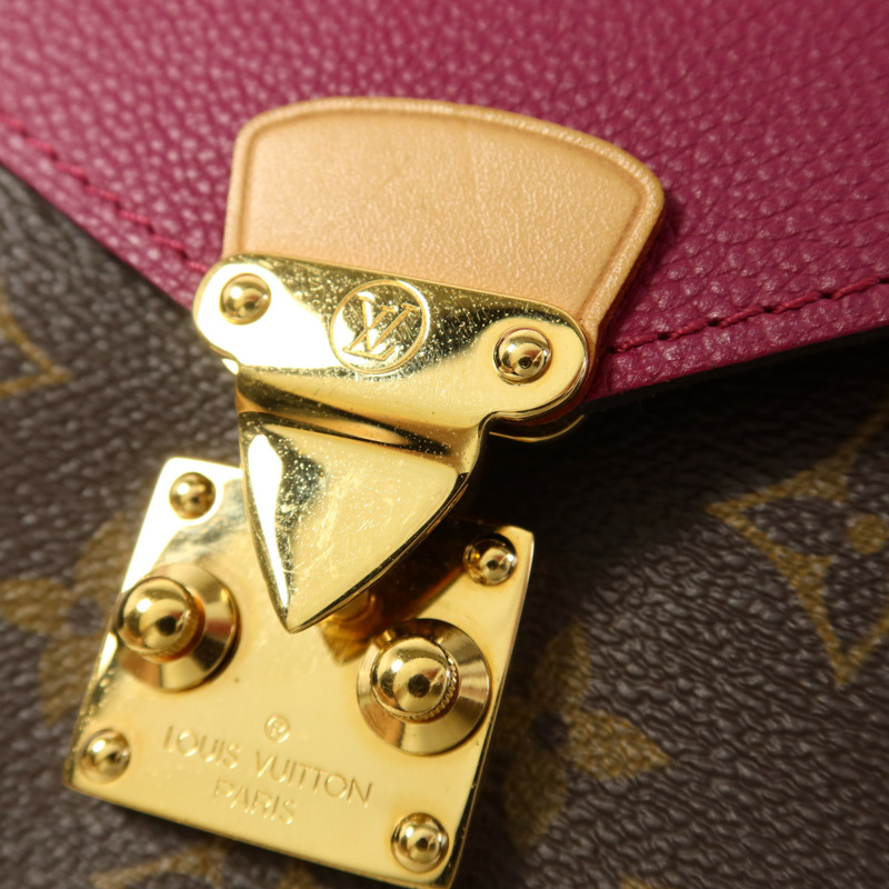 LOUIS VUITTON Monogram Pallas Chain金扣鏈帶肩背袋-13