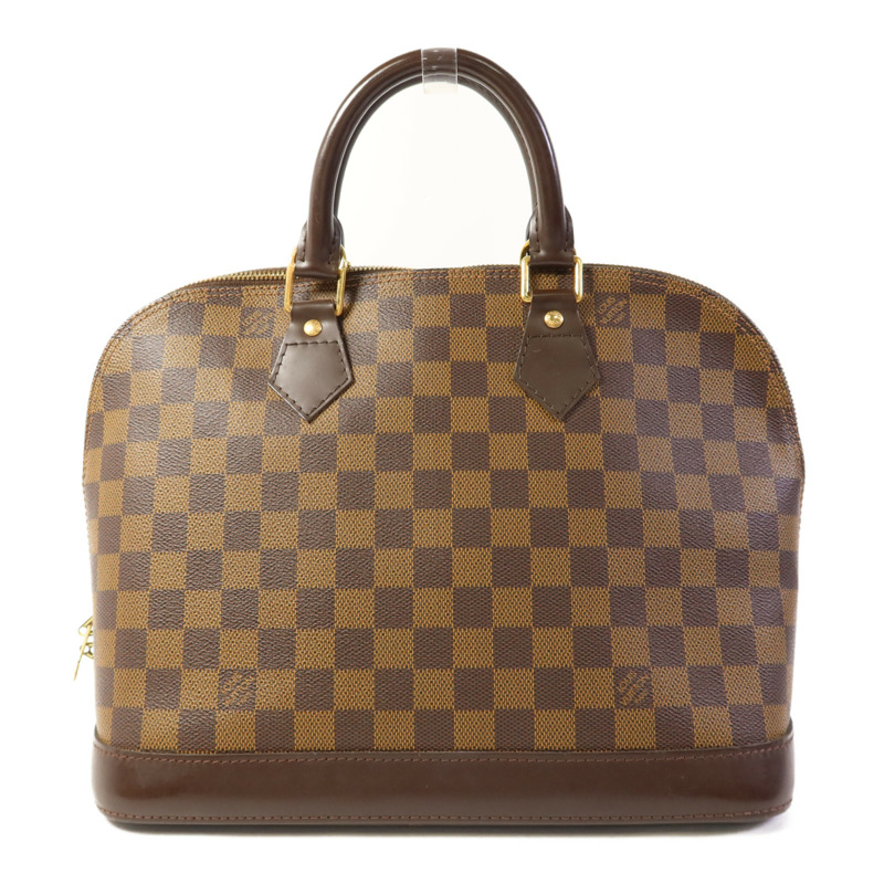 LOUIS VUITTON Damier Alma金扣手挽袋-0