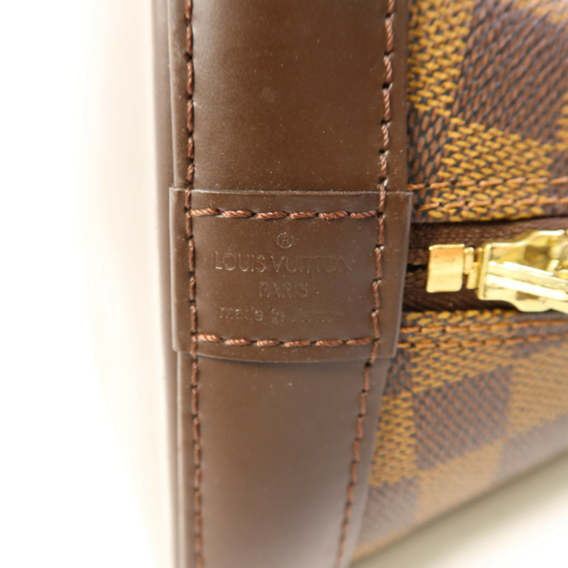 LOUIS VUITTON Damier Alma金扣手挽袋-6
