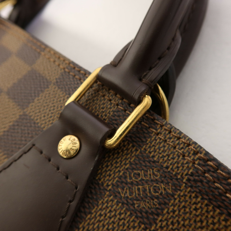 LOUIS VUITTON Damier Alma金扣手挽袋-8