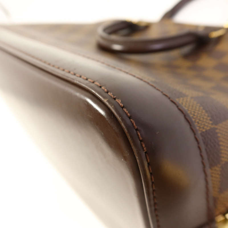 LOUIS VUITTON Damier Alma金扣手挽袋-14