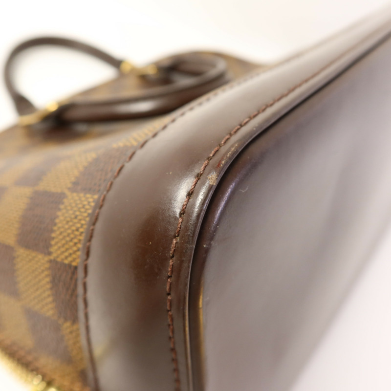 LOUIS VUITTON Damier Alma金扣手挽袋-15