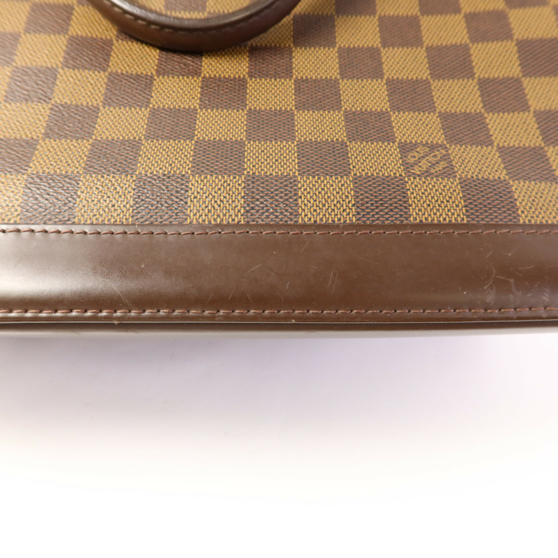 LOUIS VUITTON Damier Alma金扣手挽袋-17