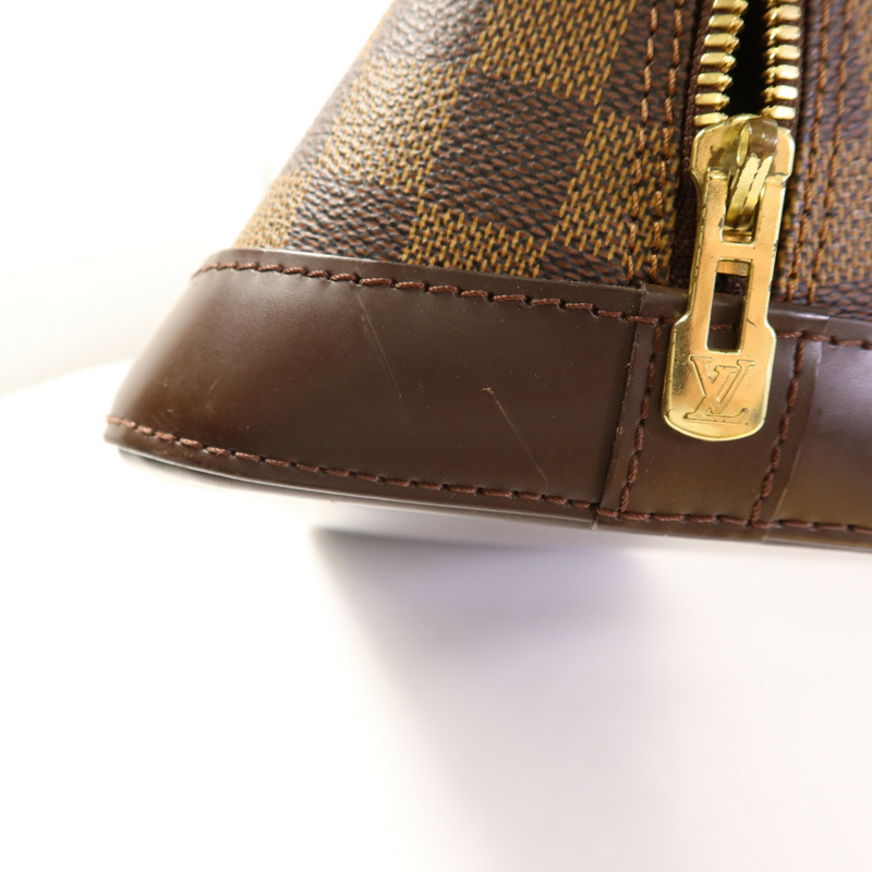 LOUIS VUITTON Damier Alma金扣手挽袋-18