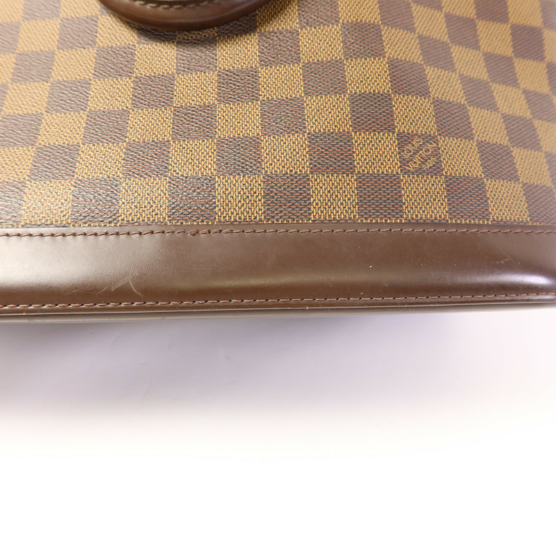 LOUIS VUITTON Damier Alma金扣手挽袋-19