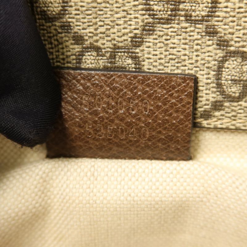 GUCCI 塗層帆布Neo Small GG Supreme金扣肩背袋-7