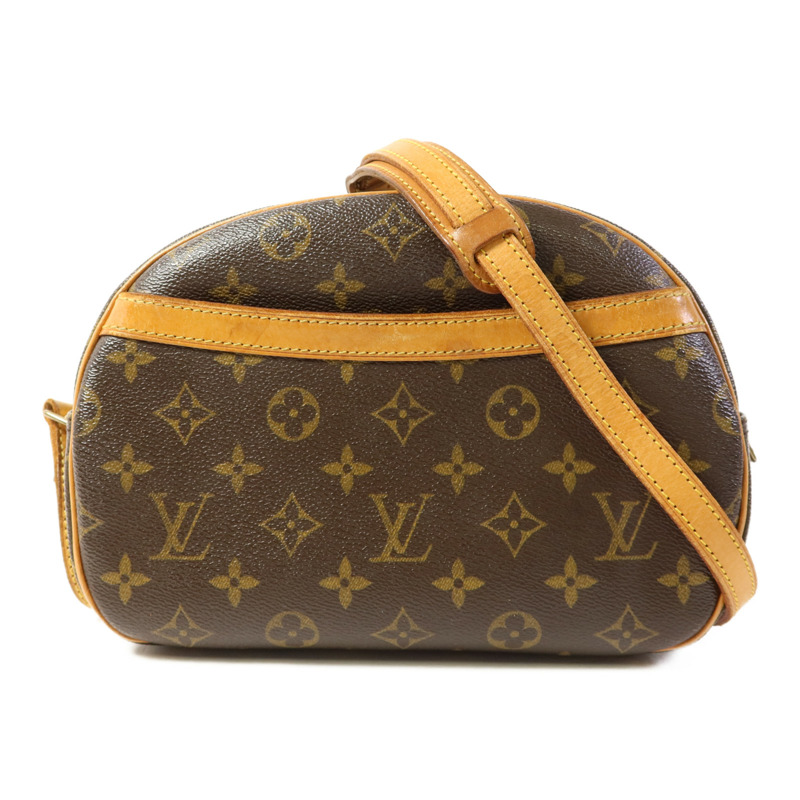 LOUIS VUITTON Monogram Blois金扣肩背袋棕色-0