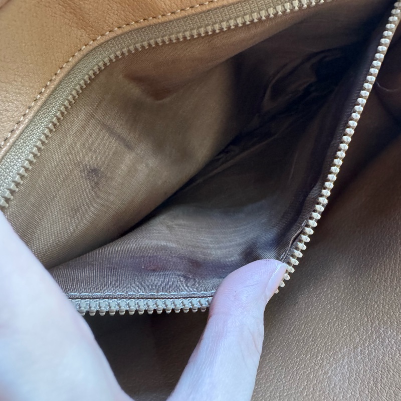 Celine Macadam 棕色老花兩用包 斜背包 腋下包 防水材質 真皮-28