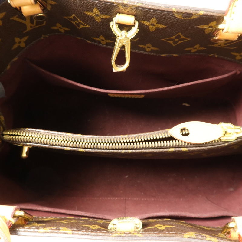 LOUIS VUITTON Monogram Montaigne MM金扣手挽肩背兩用袋-5