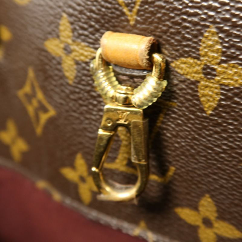 LOUIS VUITTON Monogram Montaigne MM金扣手挽肩背兩用袋-8