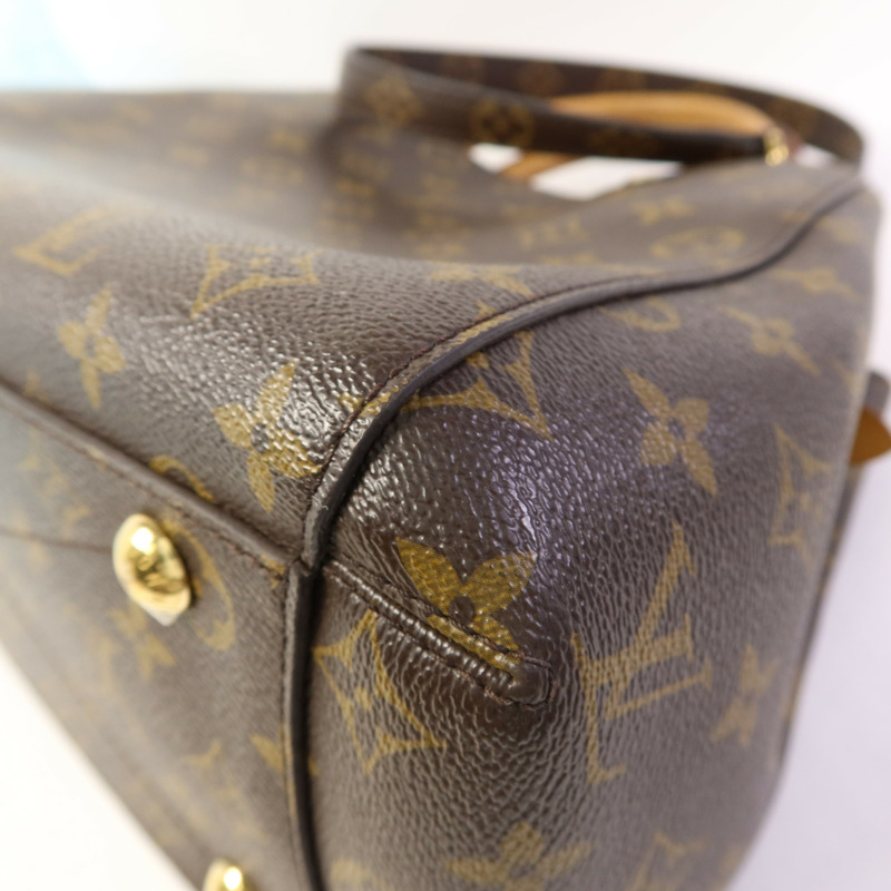 LOUIS VUITTON Monogram Montaigne MM金扣手挽肩背兩用袋-14
