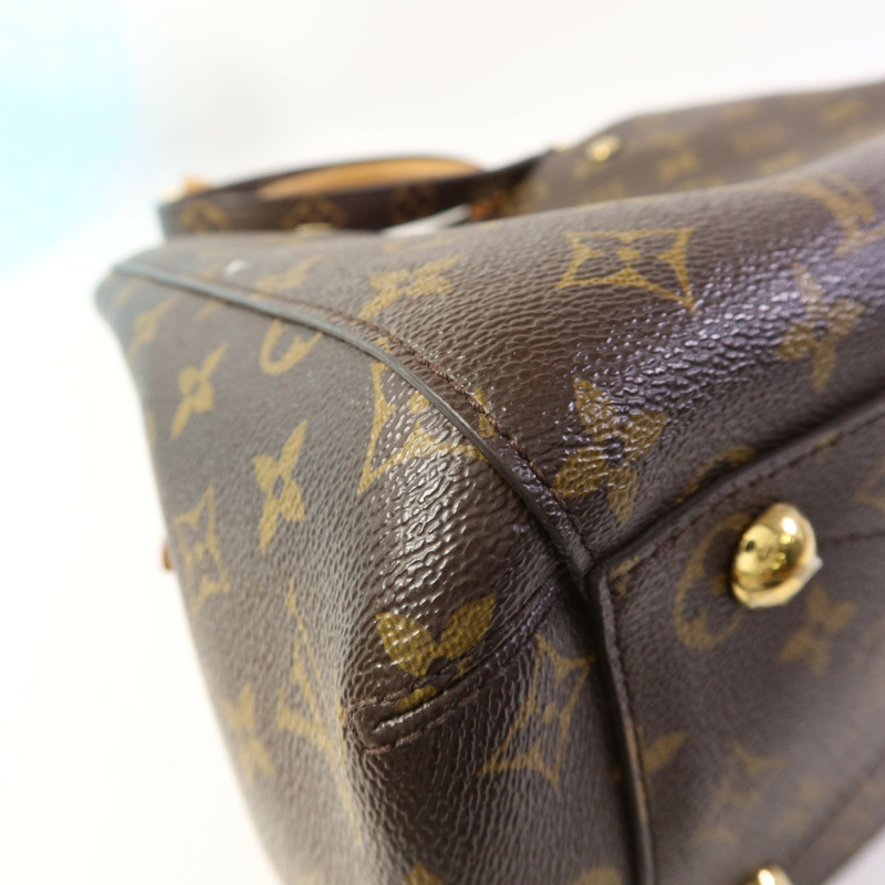 LOUIS VUITTON Monogram Montaigne MM金扣手挽肩背兩用袋-15