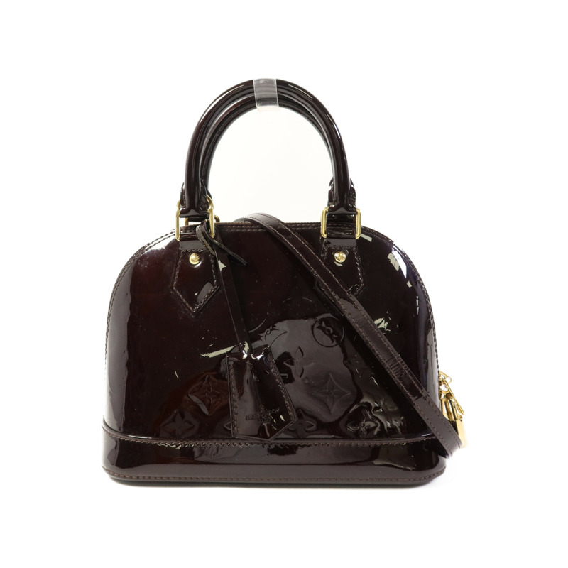 LOUIS VUITTON Vernis Alma BB金扣手挽肩背兩用袋-0